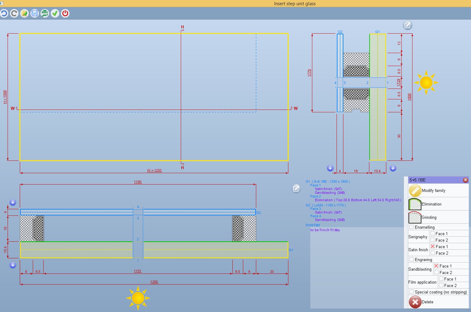 Structural glazing - Screenshot